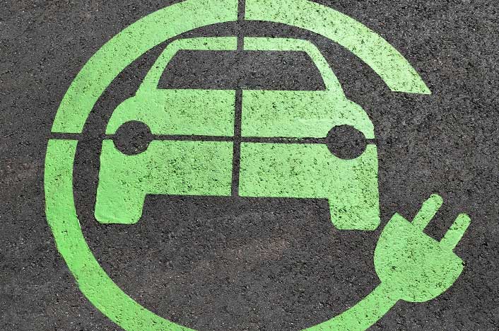 Punto de recarga para coches eléctricos