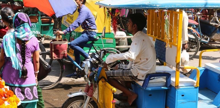 Rickshaw eléctrico