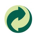 Símbolo de punto verde reciclaje